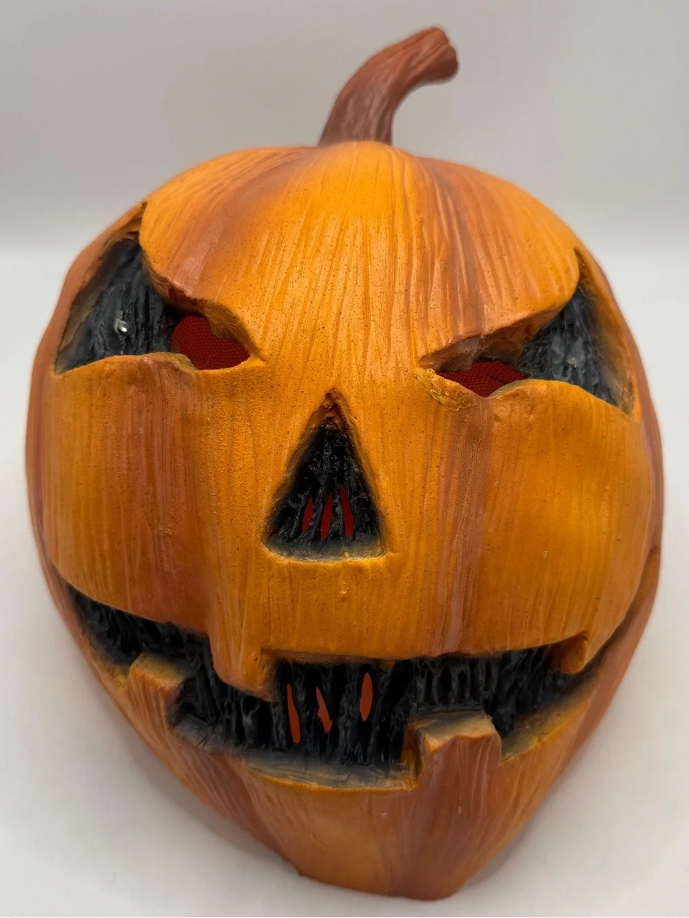 Scary Pumpkin Full Head Mask Jack O Lantern Halloween Horror Costume Adult